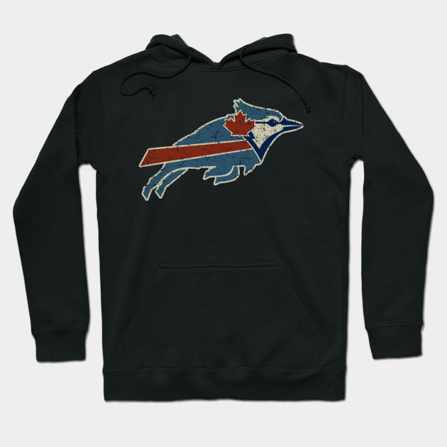 VINTAGE BUFFALO BLUE JAYS Hoodie by gundalaheros